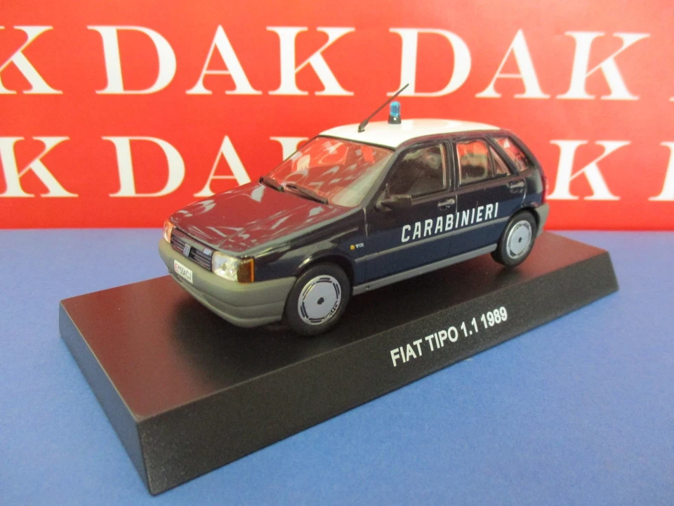 Die cast 1/43 Modellino Auto Carabinieri Fiat Tipo 1.1 1989 - Immagine 2 di 3