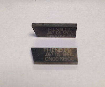 Kaiser Thinbit Carbide Cutoff Grooving Insert Set of 50 New Lathe