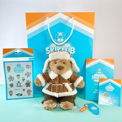 AUTHENTIC Jellycat LA Bartholomew Bear 'Alpine' Outfit- NWT- FAST SHIP