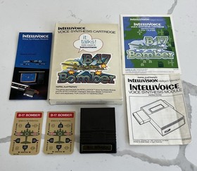 Intellivision Intellivoice B-17 Bomber Video Game Complete CIB 1982 Mattel