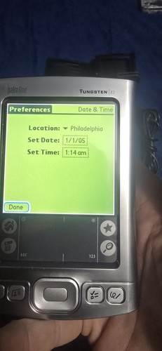 PalmOne Tungstène E2 Palm Pilot testé - Stylet/synchronisation et charge/étui - Photo 2 sur 9