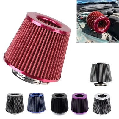 76MM 3 Inch High Flow Cold Air Intake Filter Universal Induction Kit Car Accesso