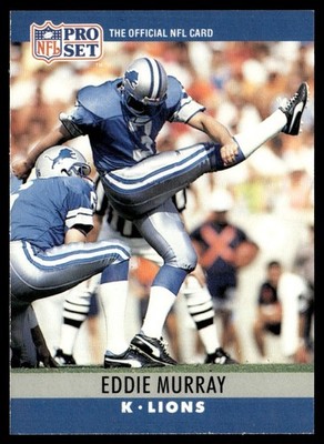 1990 Pro Set Eddie Murray Detroit Lions #101