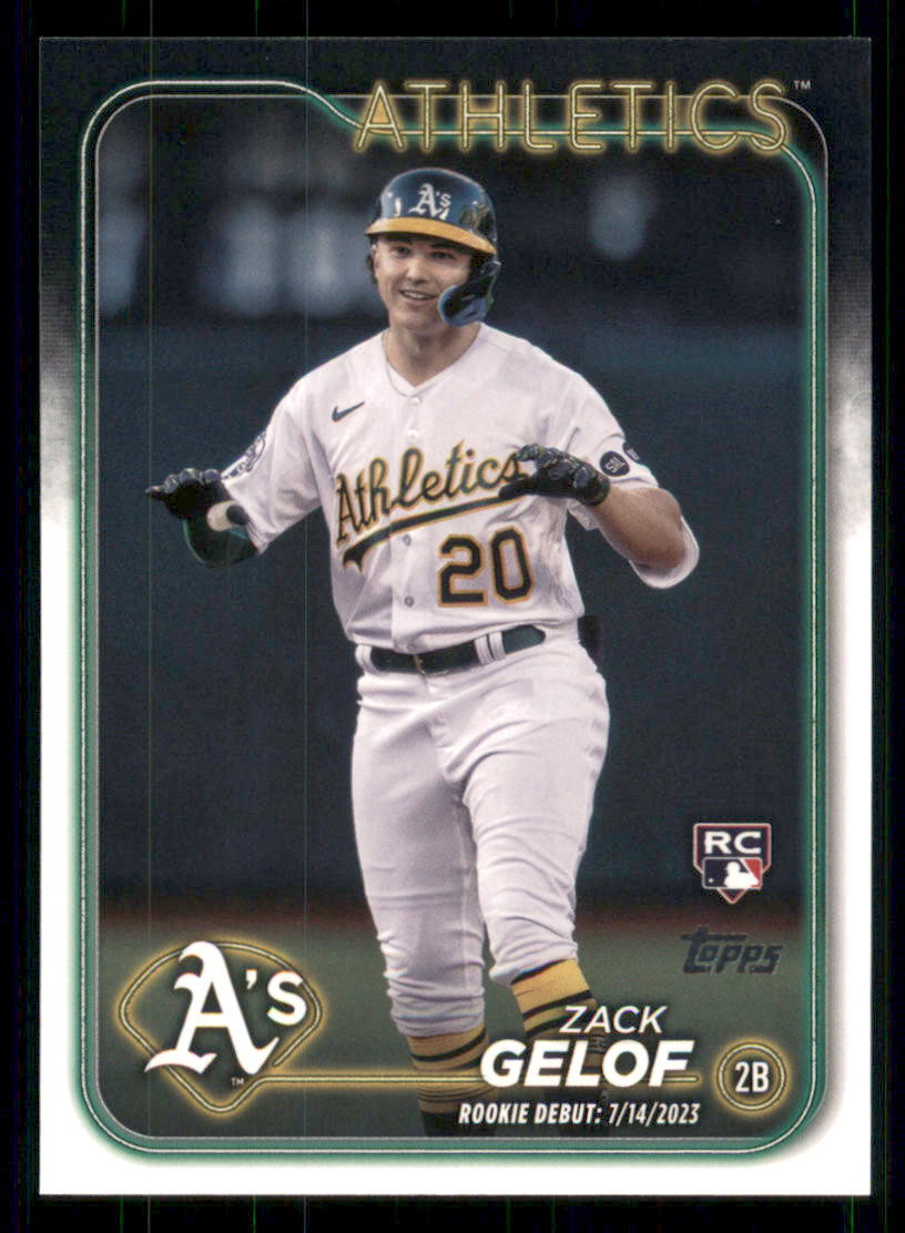 Zack Gelof 2024 Topps Update #US131 RC Oakland Athletics