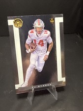 2021 Super Glow Inaugural First 1st Ever CJ Stroud Silver Base RC Draft Rookie