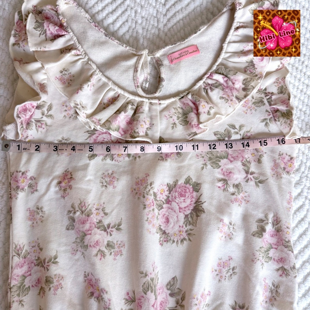 Liz Lisa Romper Chambre A Coucher Cream Pink Floral One Piece
