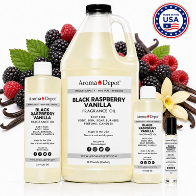 Black Raspberry Vanilla Fragrance Oil Scented Burning Oil For Body Candle Soap