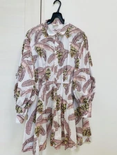 Desmond&Dempsey ✖️H&M Banana Print Dress L