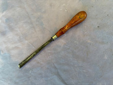 VINTAGE STRAIGHT CARVING GOUGE NO.7 -3/8" WIDE VERY GOOG CONDITION AND SHARP