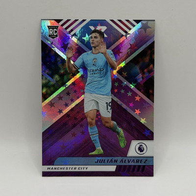 Julián Álvarez Panini 2022-23 Chronicles XR Premier League #117 RC Purple Astro