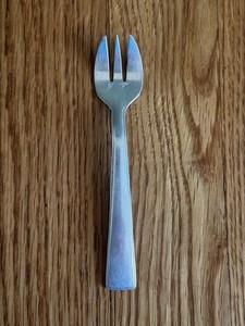 ss Normandie Second-Class Silver Oyster Fork / French Line / CGT
