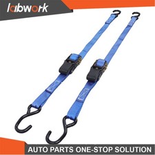 Labwork 2 Pack 1Inch x 4FT 2400LBS Ratchet Boat Trailer Transom Tie Down Straps