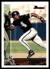 Tim Raines 1995 Bowman #291 White Sox MLB READ FREE SHIPPING AutographDen