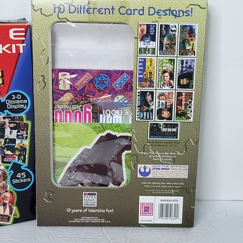 Star Wars Vintage 1997 Stand-Up Valentines Day Cards 40ct Lot of 2 80 Total NEW - Picture 2 of 6