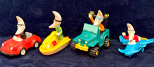 Lot of 4 Vintage McDonald s Mac Tonight Happy Meal Toys Vehicles 1988
