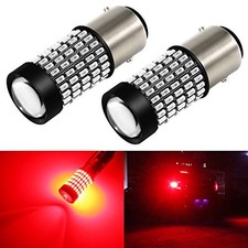 1157 LED Brake Light Bulbs, 2800 Lumens Super Bright 3014 103SMD 2057 2357 Red