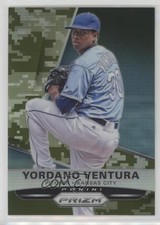 2015 Panini Prizm Camo Prizm 59/199 Yordano Ventura #12 5b7