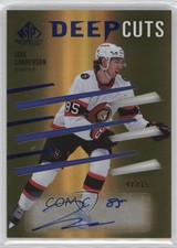 2023 Upper Deck SP Game Used Deep Cuts 41/75 Tier 1 Jake Sanderson #DC-62 Auto