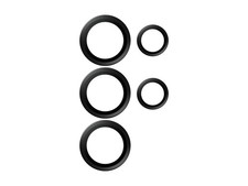 PanzerGlass Hoops schwarz Schutz Samsung S25 Ultra Objektiv Schutz PGRHOBLG38488
