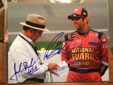 Greg Biffle And Jack Roush Signed Autographed 8x10 Photo