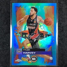 2024-25 Topps Chrome NBL TYLER HARVEY Base Aqua /199 #38