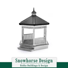 Gazebo (Unpainted) | Shoreline Collection (HO Scale 1:87)