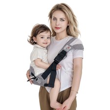Baby Sling Carrier with Hip Seat - Breathable  Adjustable Anti-Slip Design f...