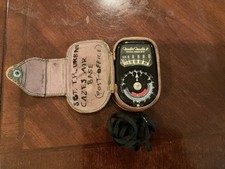 Weston Master II Universal Exposure Meter Model 735 w/ Original Leather Case