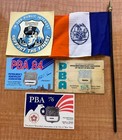 NYPD Police DEA PBA 1975-1976 and 1984 PBA Card Decal Flag Lot — photo 1