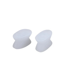 2Pcs 1Pair Gel Toe Separator Foot Care Tool Silicone Big Toe Bunion Straightener