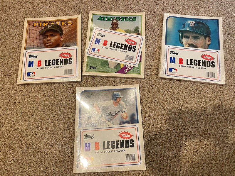 1988/1989 Topps Baseball Sealed Folders Lot