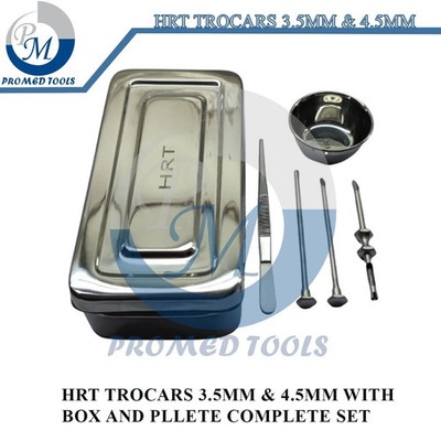 New HRT Trocar Set Hormone Replacement Trocar set 3.5mm and 4.5mm High Quality