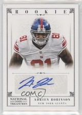 2012 Panini National Treasures Rookie 32/99 Adrien Robinson #201 Auto 06yt