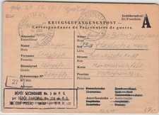 138323) Kiefersfelden (8205), Kriegsgefangenenpost 1947, Zensur