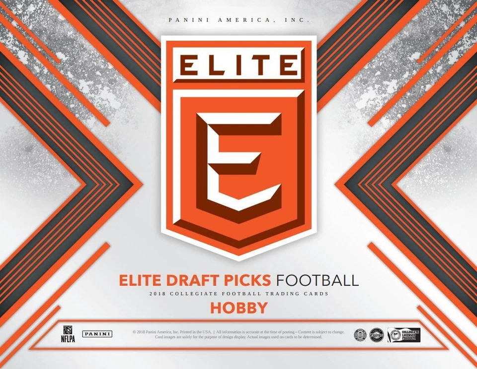2018 PANINI ELITE DRAFT PICKS FOOTBALL HOBBY BOX - Image 2 of 4