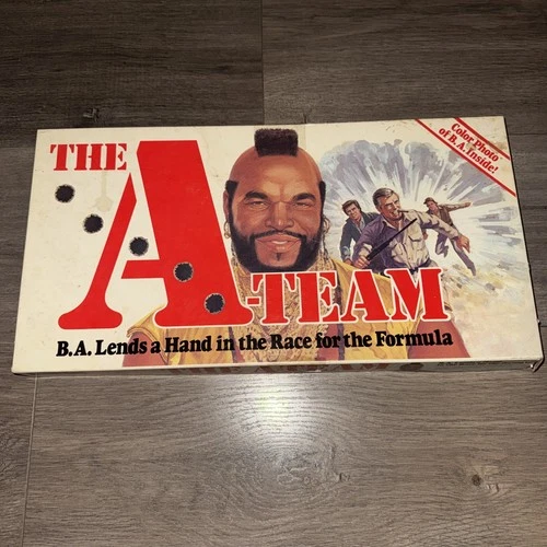 Vintage The A-Team 1980’s Parker Brothers Board Game 100% Complete RARE HTF