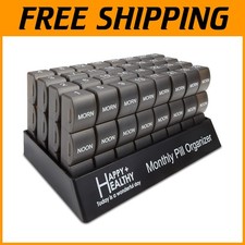 Portable Monthly Pill Container - Travel Friendly