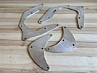 VINTAGE CONVERTA  ALLOY  NORBSA ENGINE PLATES. ,GOLDSTAR ENGINE -  NORTON FRAME
