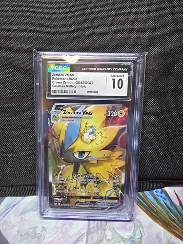 Zeraora VMAX graded CGC 10 for sale on eBay
