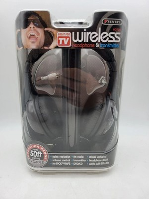 Sentry HO700 Headband Digital RF Wireless Headphones Transmitter TV ,music