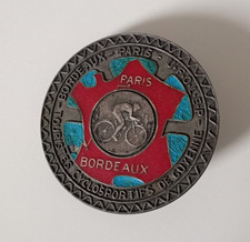MEDAILLE INSIGNE CYCLISME ... PARIS BORDEAUX.