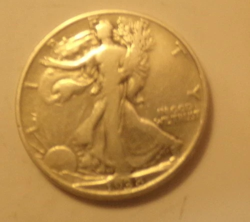 1938 WALKING LIBERTY SILVER HALF DOLLAR~ FINE+ DETAIL