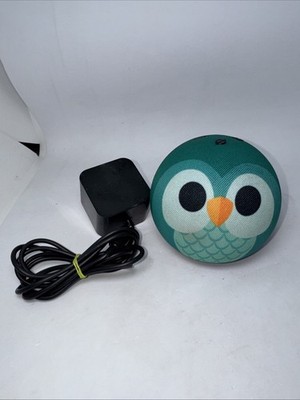 Amazon Echo Dot 5th Gen Kids Edition Green Owl C2N6L4
