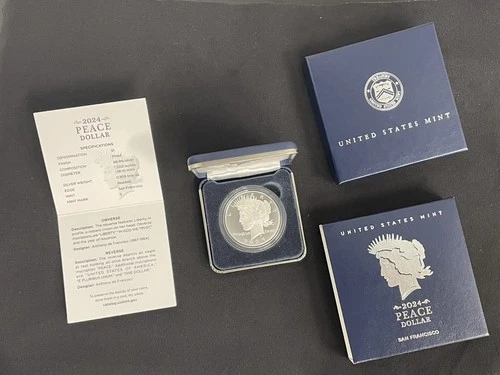 🔥 2024 Peace Dollar Uncirculated U.S. Mint Coin .999 Pure SILVER
