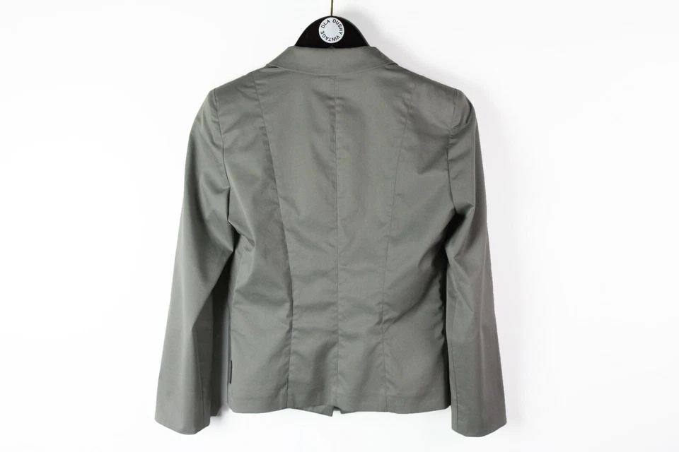 Auténtico ARMANI JEANS Mujer Traje Clásico Blazer + Pantalón Talla 40 Gris Foto 3 de 4
