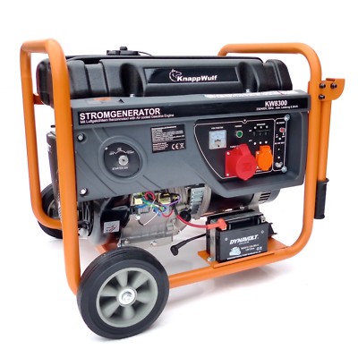 KnappWulf Stromgenerator 8300 Generator Stromerzeuger Notstromaggregat 230V+400V