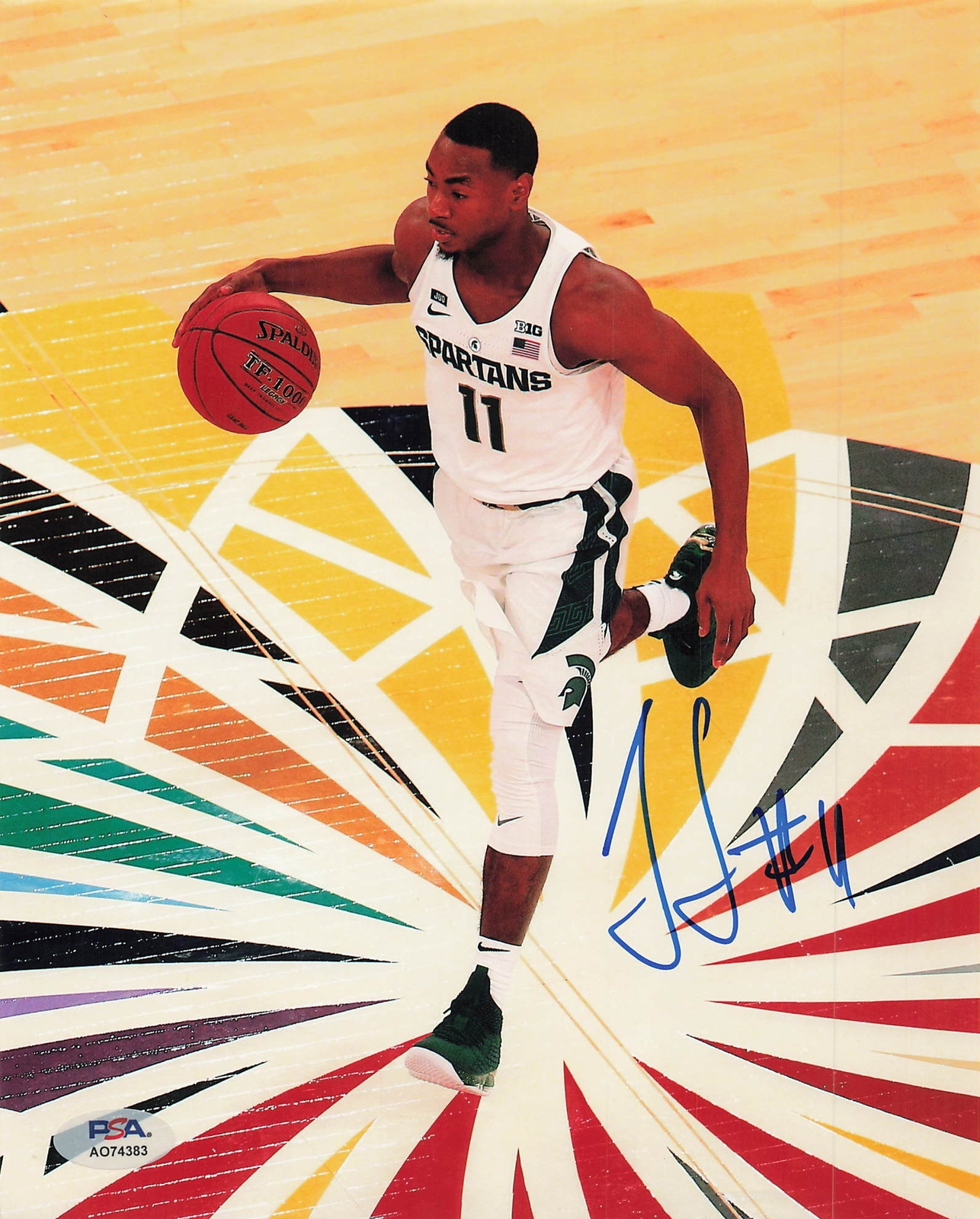 Lourawls Nairn Jr signed 8x10 photo PSA/DNA Michigan State Autographed 