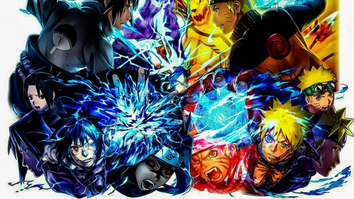 Naruto Anime Sasuke Leinwand Bilder Wandbilder - Hochwertiger Kunstdruck - Bild 2 von 8