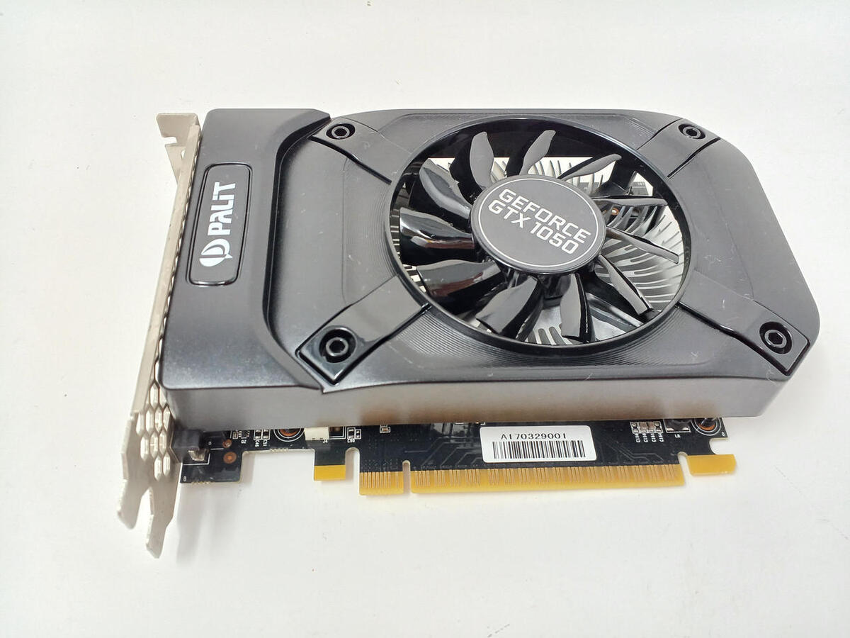 PALIT GRAPHICS BOARD GTX1050 STORMX 2048M GDDR5 IN WORKING PALIT GRAPHICS BOARD GTX1050 STORMX 2048M GDDR5 IN WORKING