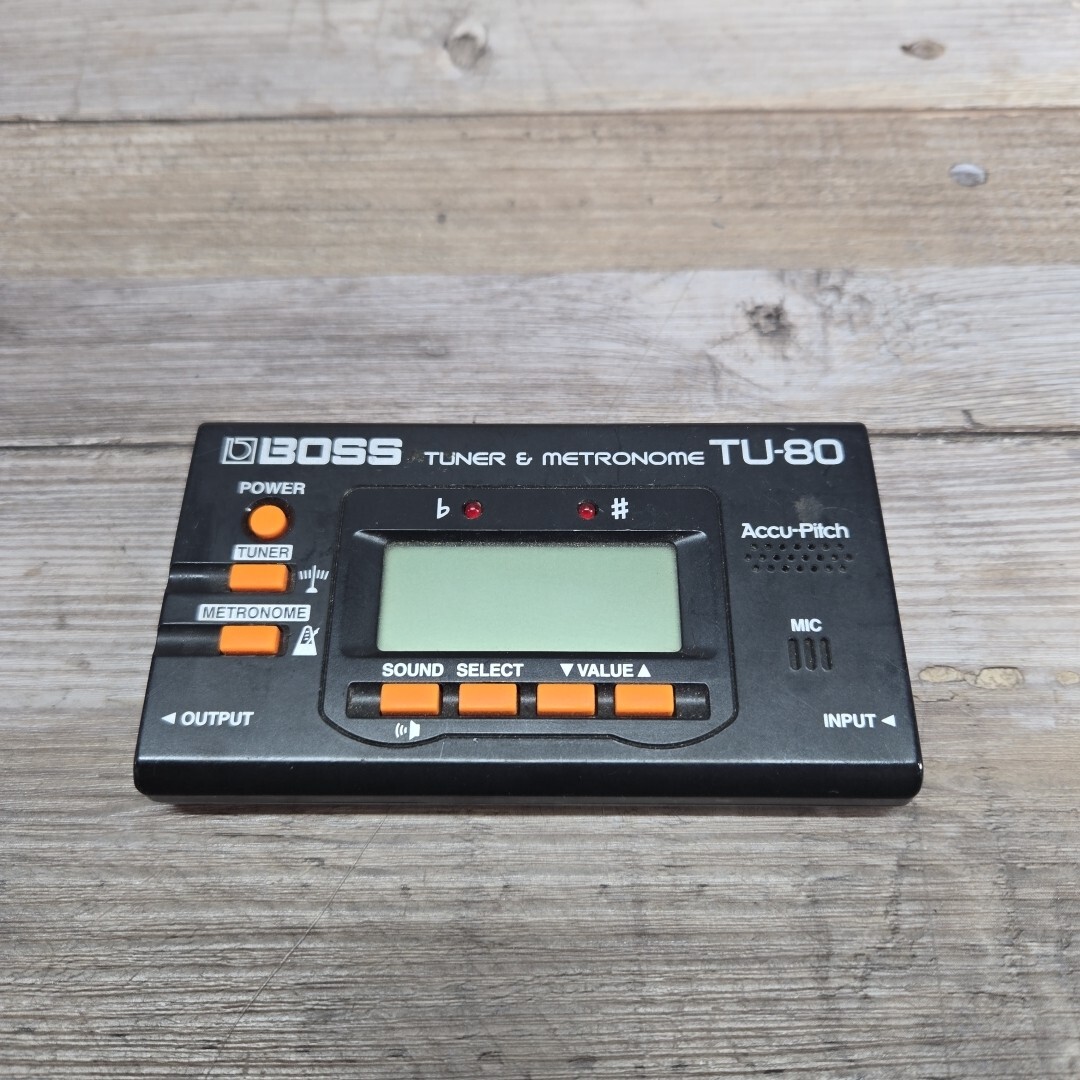 Boss Guitar Digital Tuner w Metronome Function Model TU-80 Pre-owned WORKING